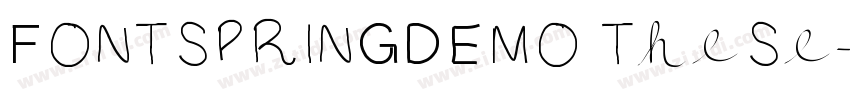 FONTSPRINGDEMO TheSe字体转换